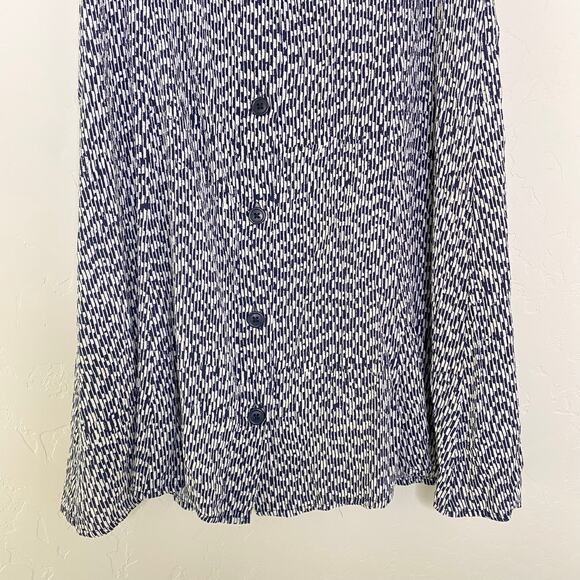 Weekday Blue and White Printed Cap Sleeve Mina Dress Size EU 38 US Small - Picture 3 of 9